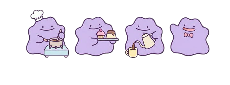 메타몽 카페 활동들