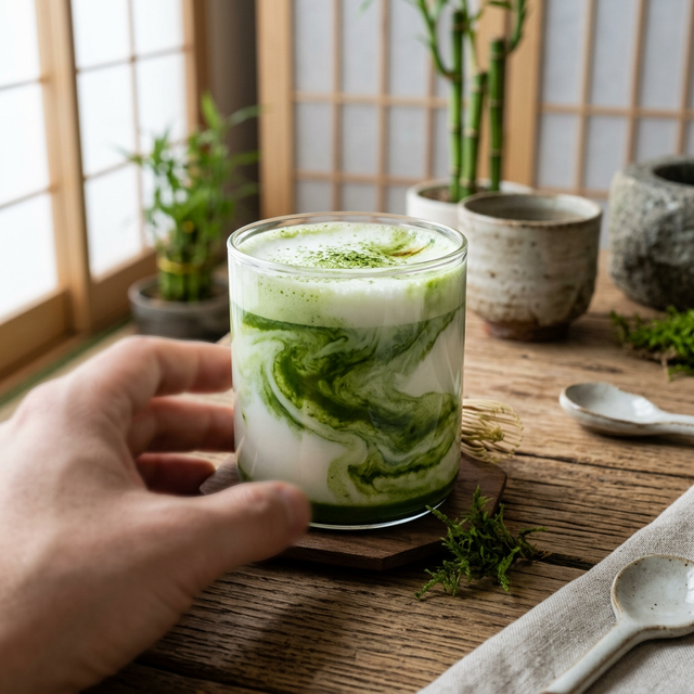 초록 변신 말차